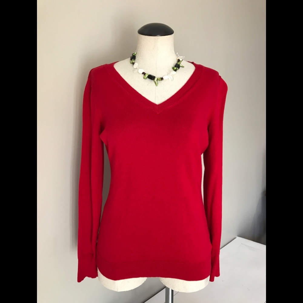 Classy Red light weight sweater